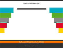 Tablet Screenshot of essentialsolutions.com